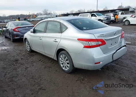 2014 Nissan Sentra S из США, поврежденный, VIN 3N1AB7AP1EY252357